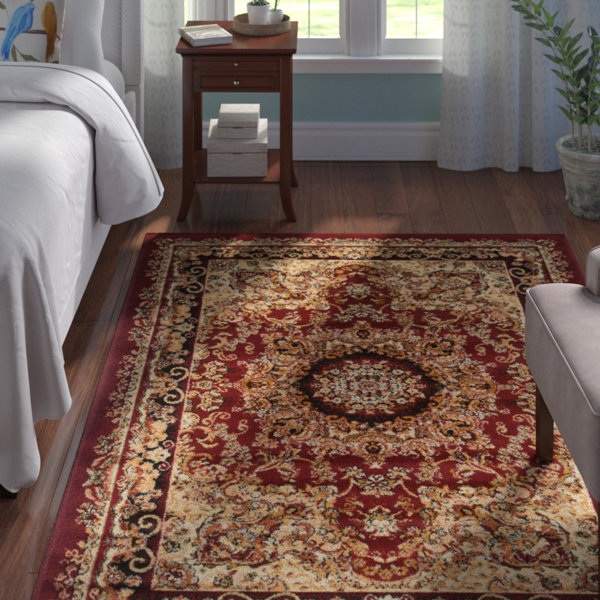 Astoria Grand Max Oriental Red/Beige Area Rug & Reviews Wayfair
